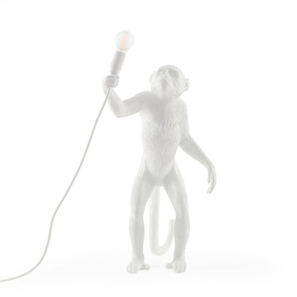 Seletti Monkey Lamp Standing Version - Whimsical Resin Table Lamp