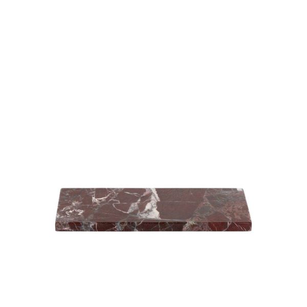 Stoned Burgundy Marble Rectangular Serving Board XS - Luxury Tabletop Display