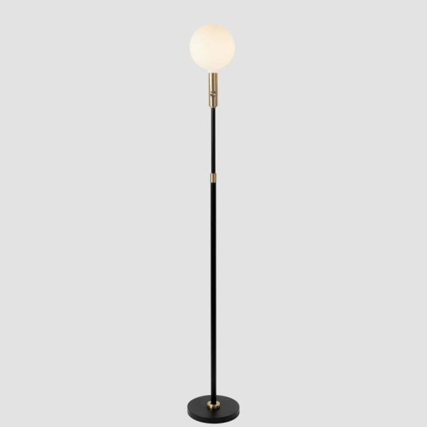 Tala Poise Adjustable Floor Lamp in Brass with Sphere V Bulb