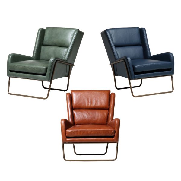 United Strangers London Occasional Chair - Modernist Design with Aniline Leather